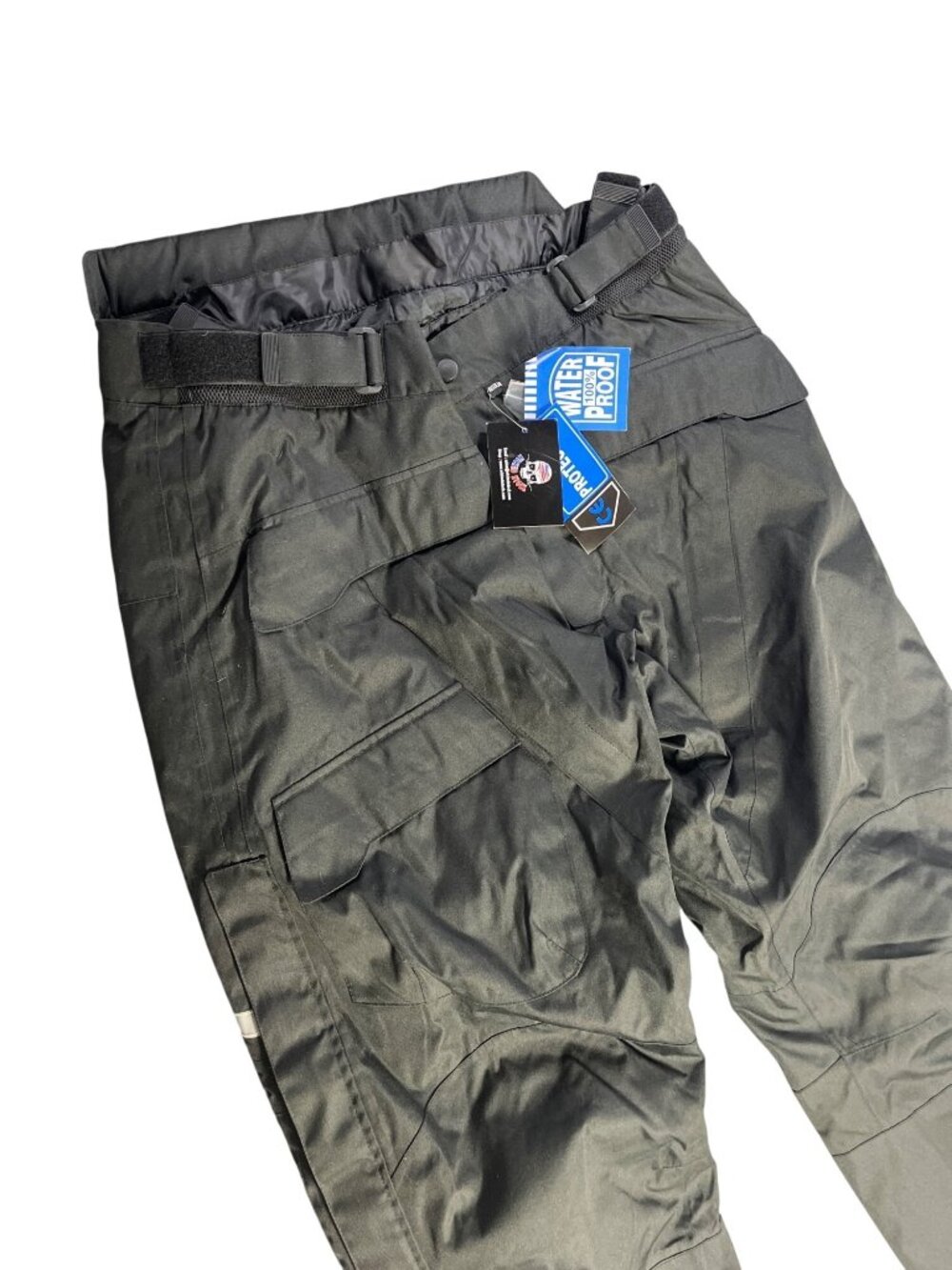Wicked Stock Motorcycle Pants Mens XL Regular Black Padded Motocross Riding Bike